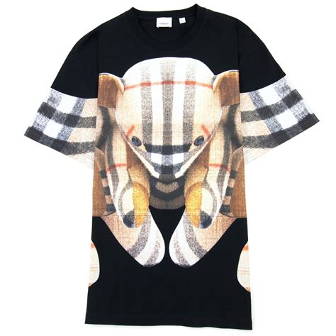 burberry thomas bear print cotton t-shirt|Thomas Bear Print Cotton T.